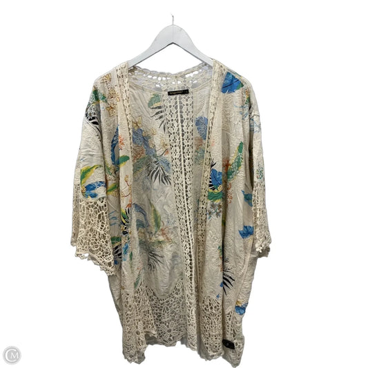 Kimono By Clothes Mentor In Multi-colored, Size: L