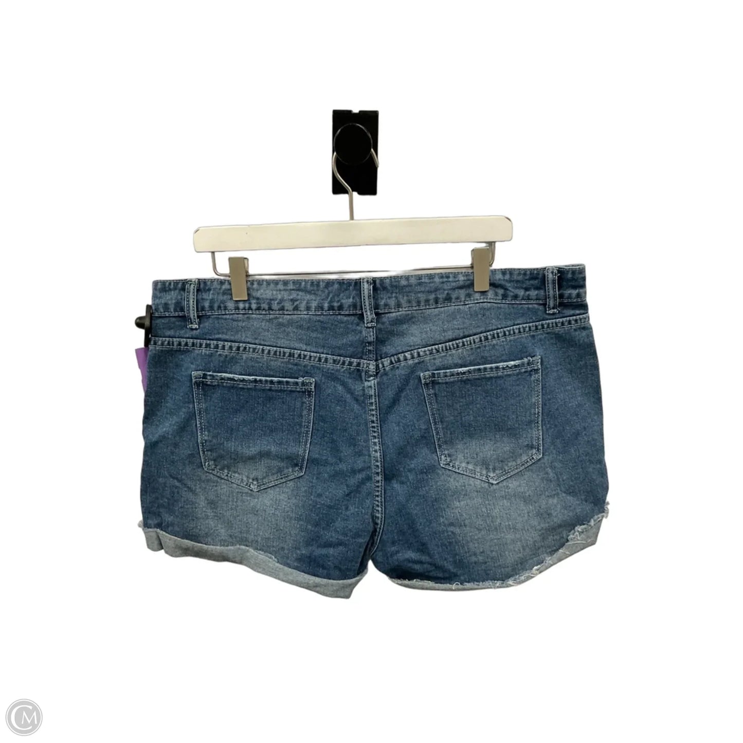 Shorts By Clothes Mentor In Blue Denim, Size: 18