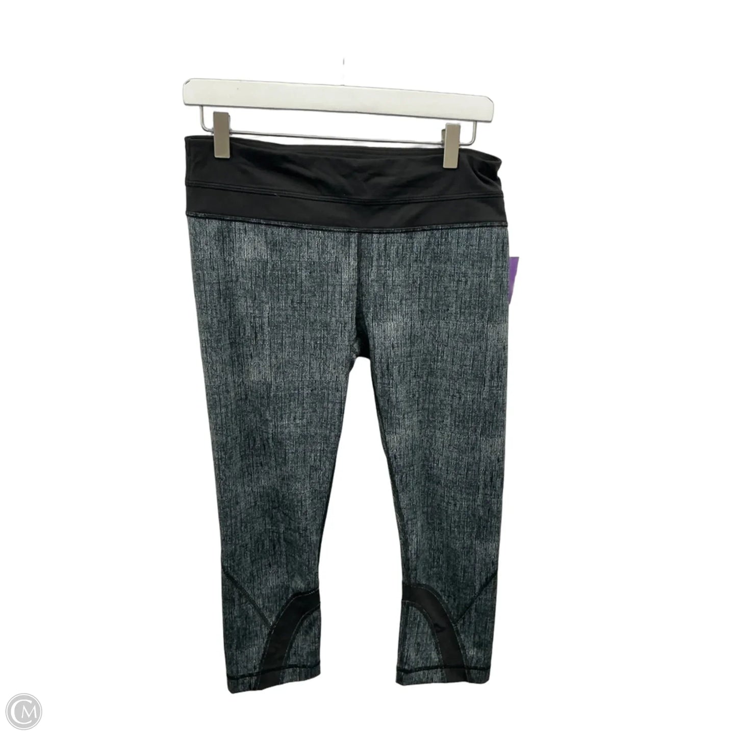 Athletic Capris By Lululemon In Teal, Size: M