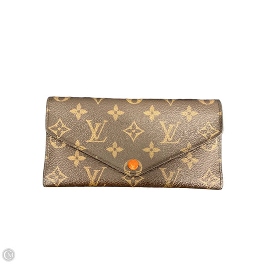 Wallet Luxury Designer By Louis Vuitton, Size: Large