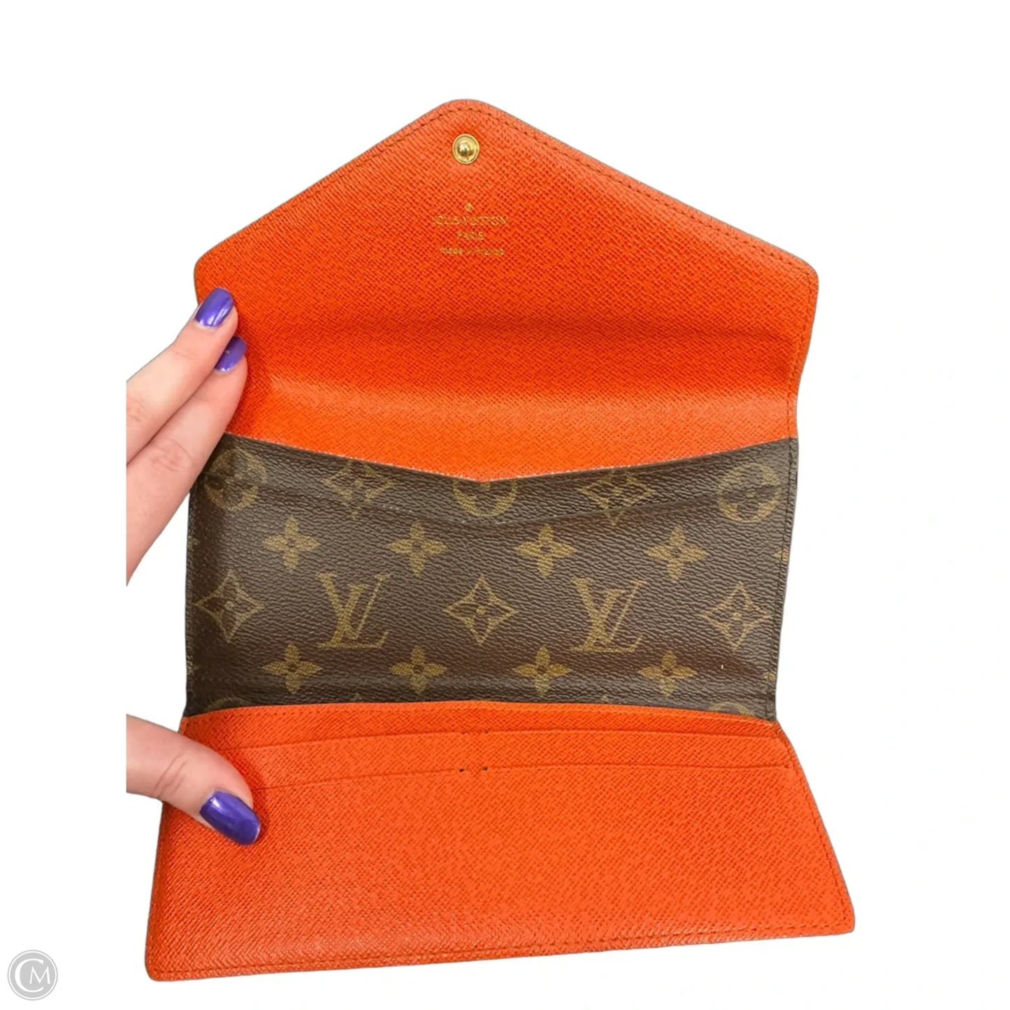Wallet Luxury Designer By Louis Vuitton, Size: Large
