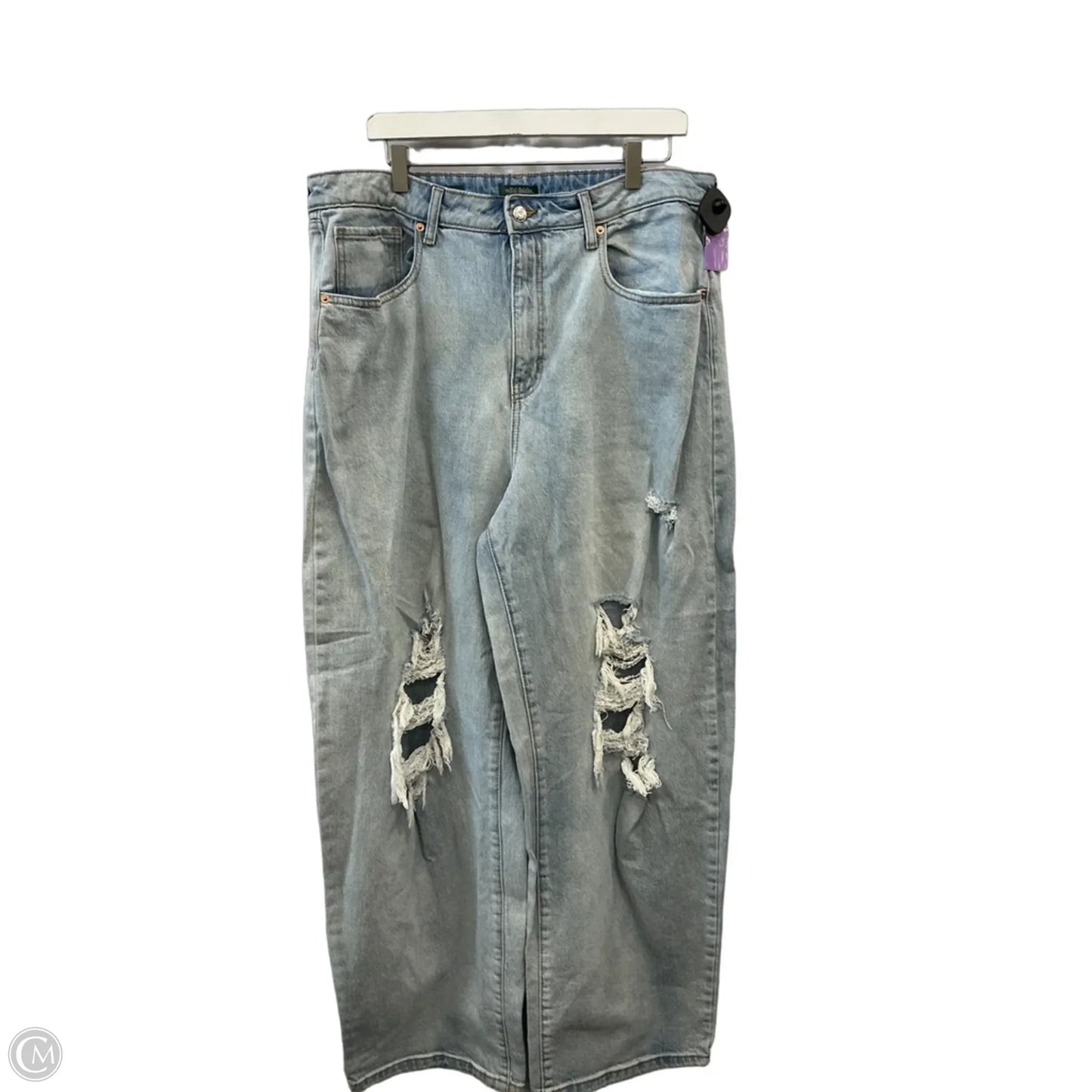 Jeans Wide Leg By Wild Fable In Blue Denim, Size: 16
