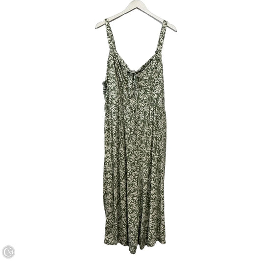 Jumpsuit By As U Wish In Green, Size: 3x