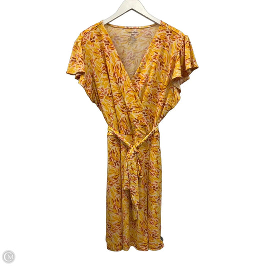Dress Casual Midi By Nine West Apparel In Yellow, Size: Xxl