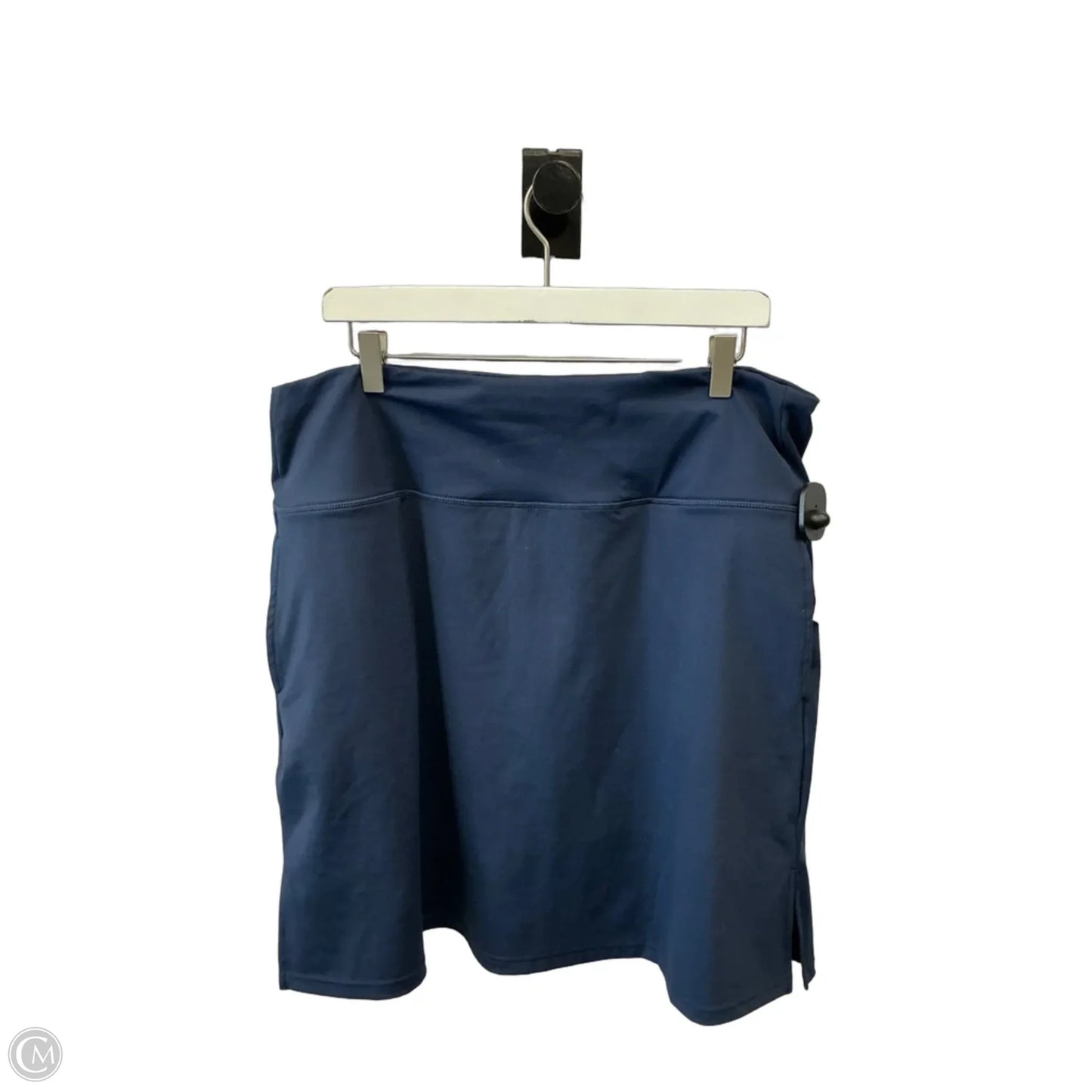 Skort By Clothes Mentor In Navy, Size: 2x