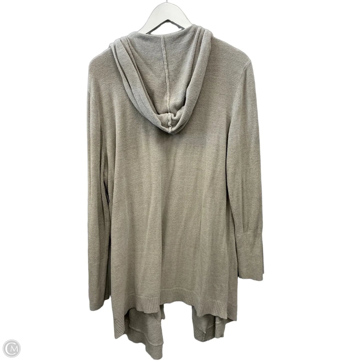 Sweater Cardigan By Barefoot Dreams In Tan, Size: 1x
