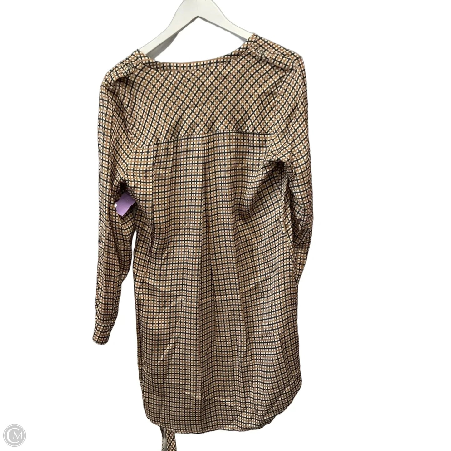 Dress Casual Midi By Chaser In Black & Tan, Size: M