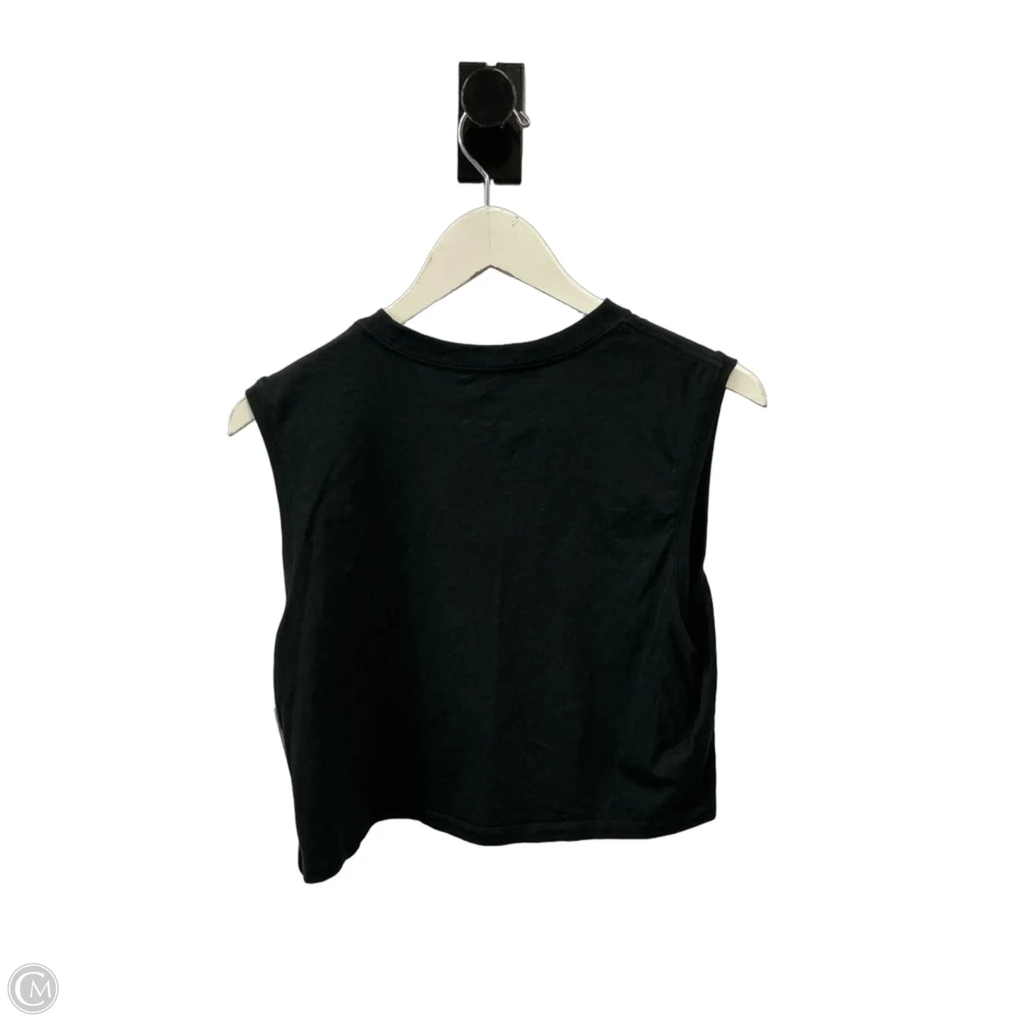 Athletic Top Short Sleeve By Nike Apparel In Black, Size: S