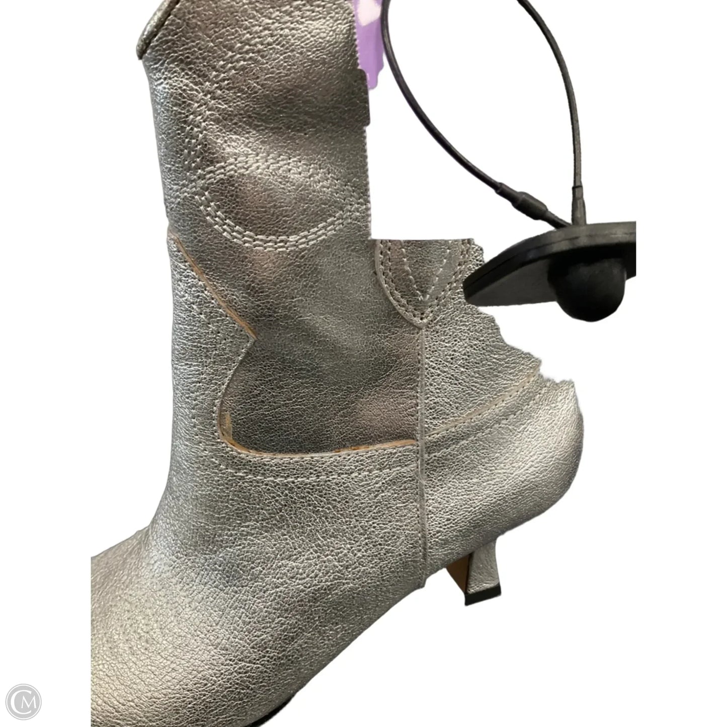 Boots Western By Dolce Vita In Silver, Size: 6.5