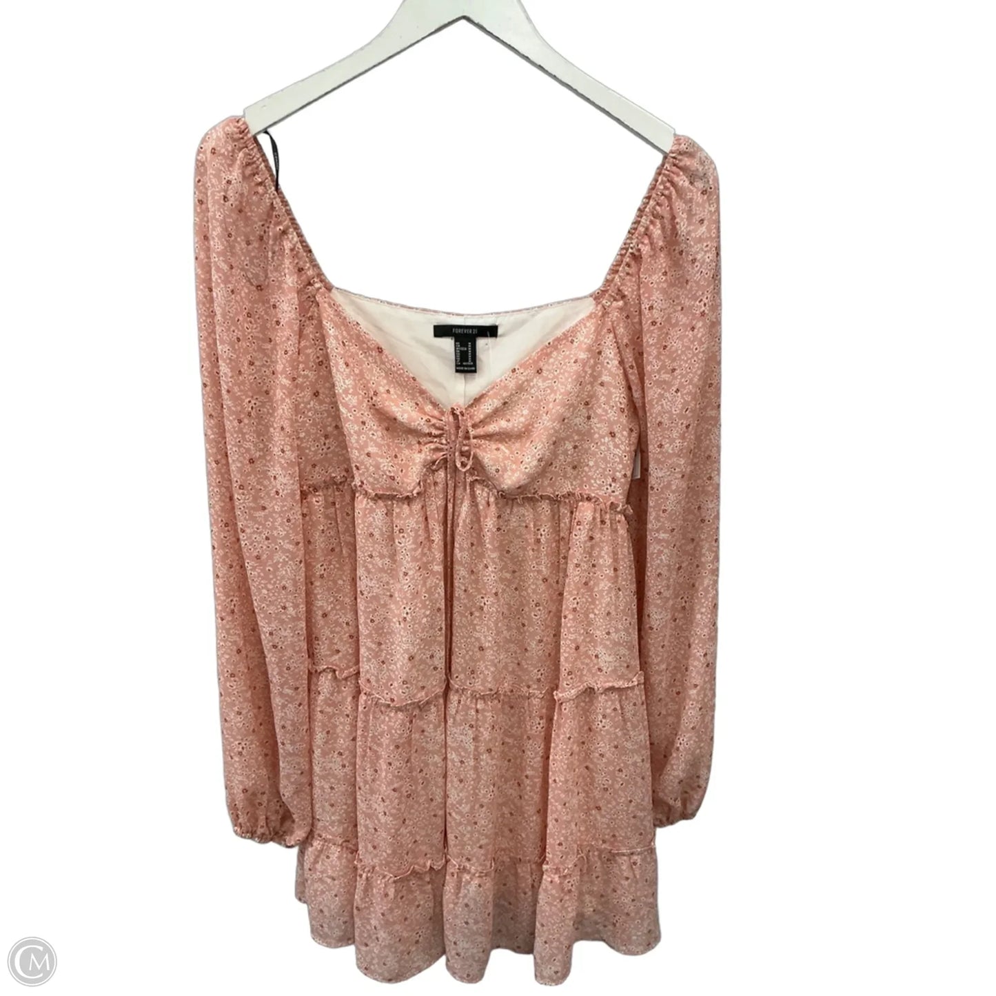 Dress Casual Short By Forever 21 In Pink, Size: M