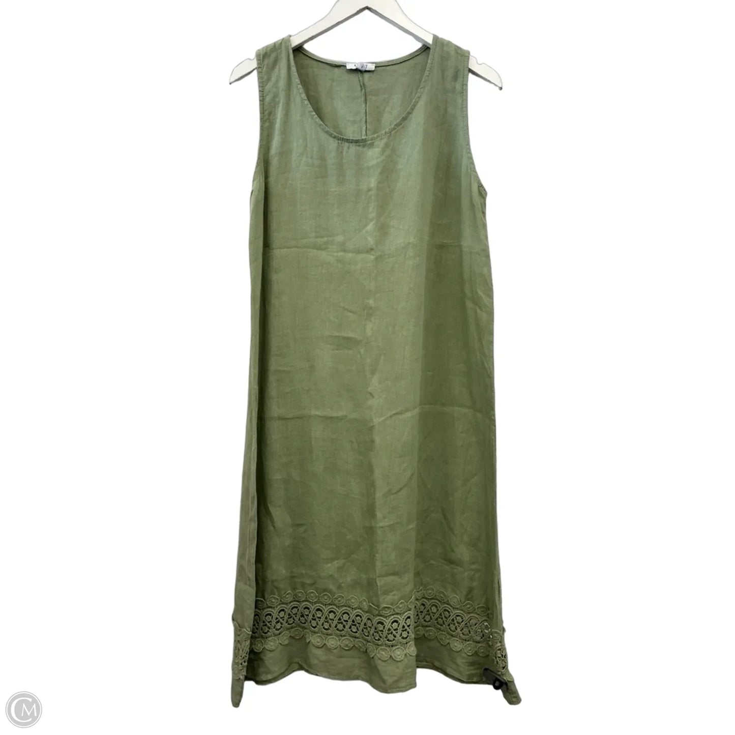 Dress Casual Midi By Clothes Mentor In Green, Size: S