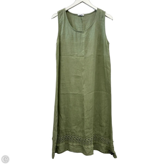Dress Casual Midi By Clothes Mentor In Green, Size: S