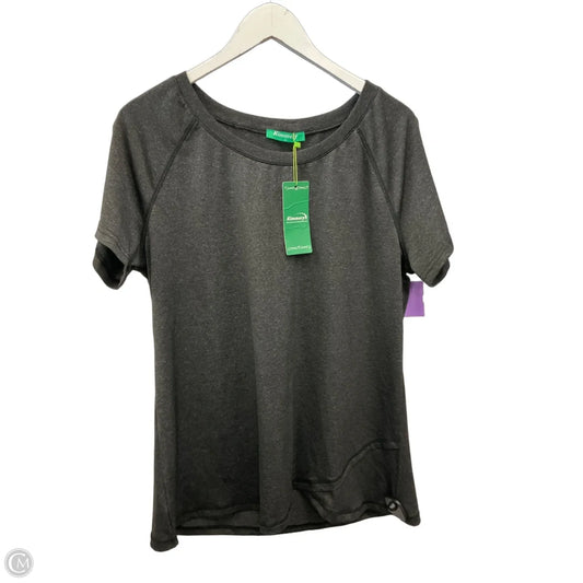 Athletic Top Short Sleeve By Clothes Mentor In Grey, Size: Xl