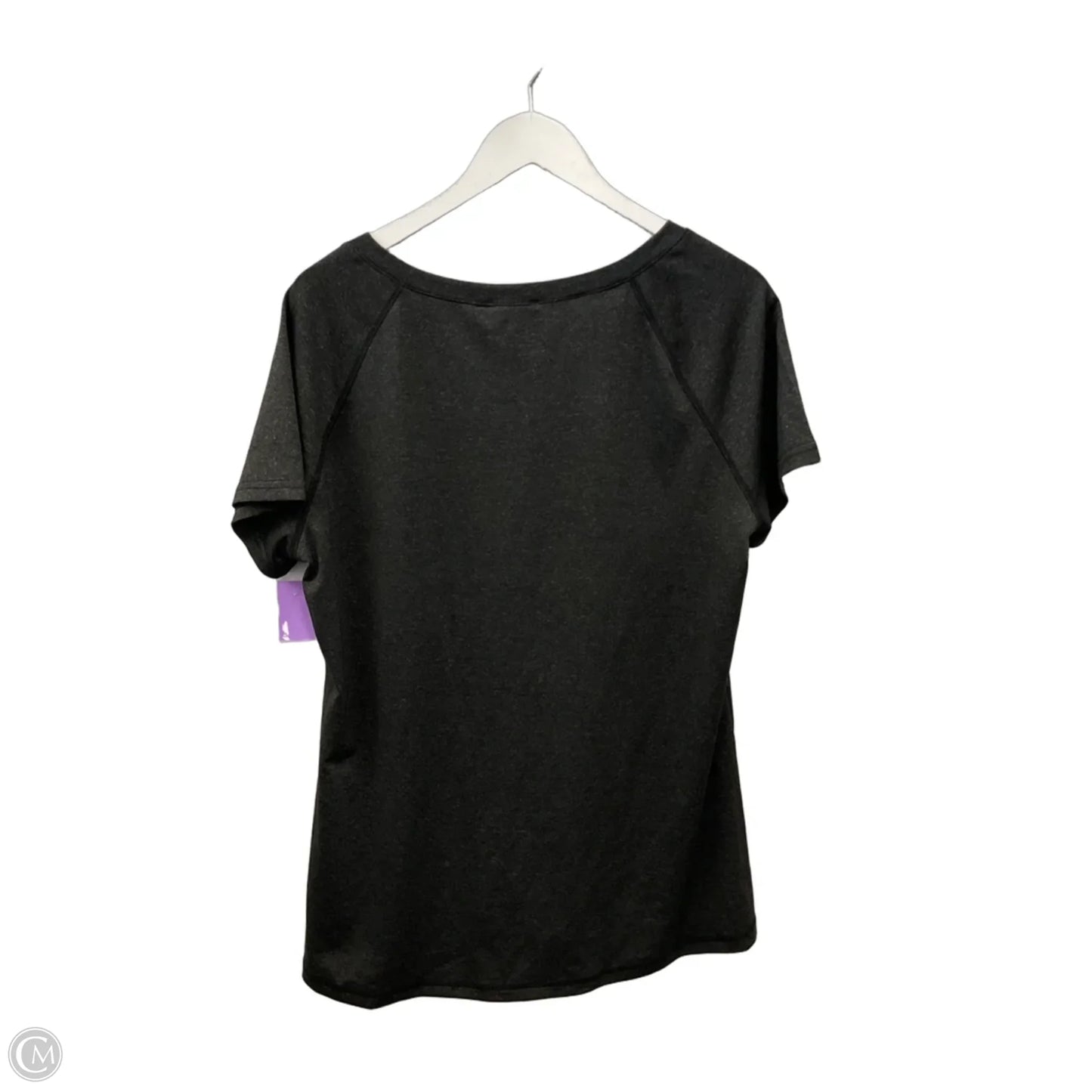 Athletic Top Short Sleeve By Clothes Mentor In Grey, Size: Xl
