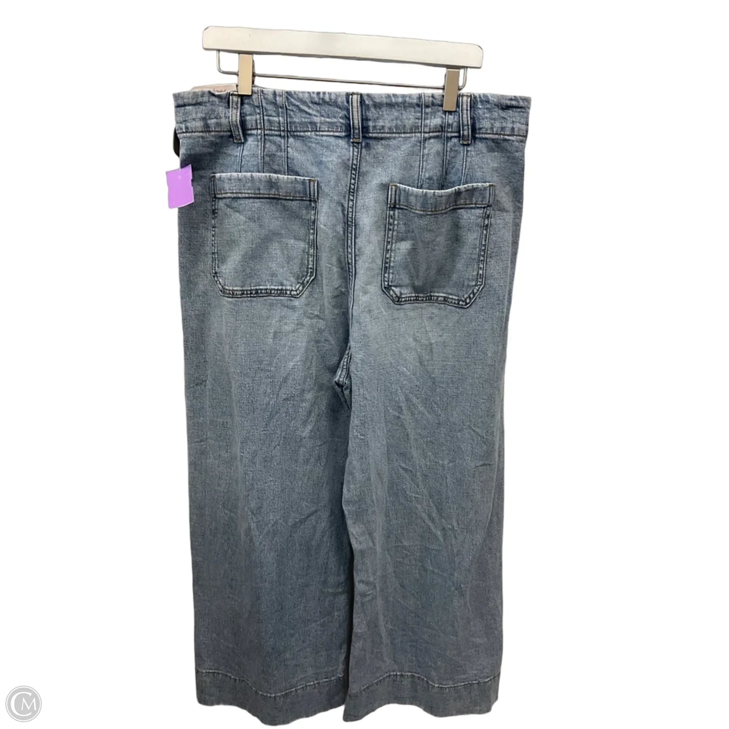 Jeans Cropped By Lc Lauren Conrad In Blue Denim, Size: 16