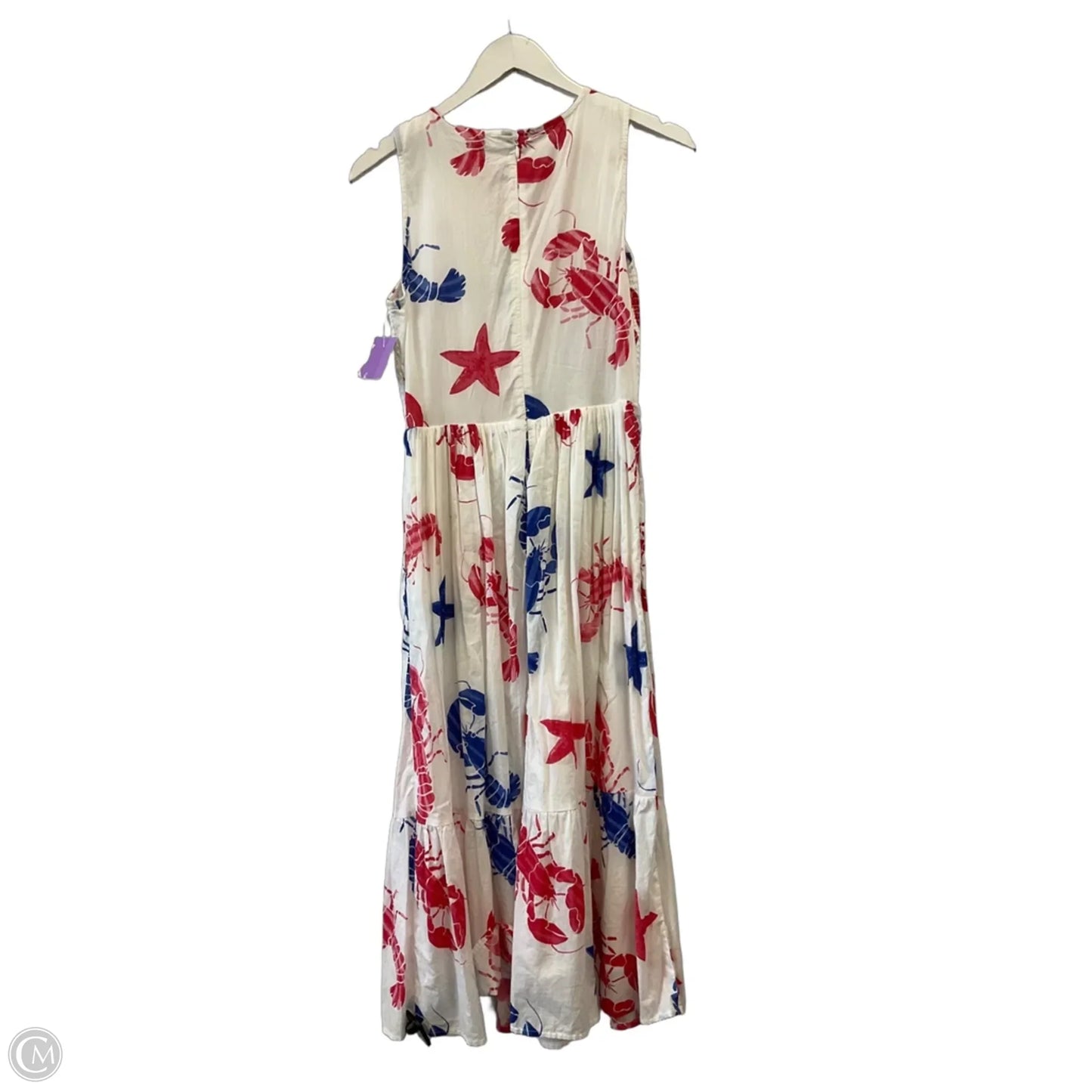 Dress Casual Maxi By J. Crew In Blue Red & White, Size: Xs