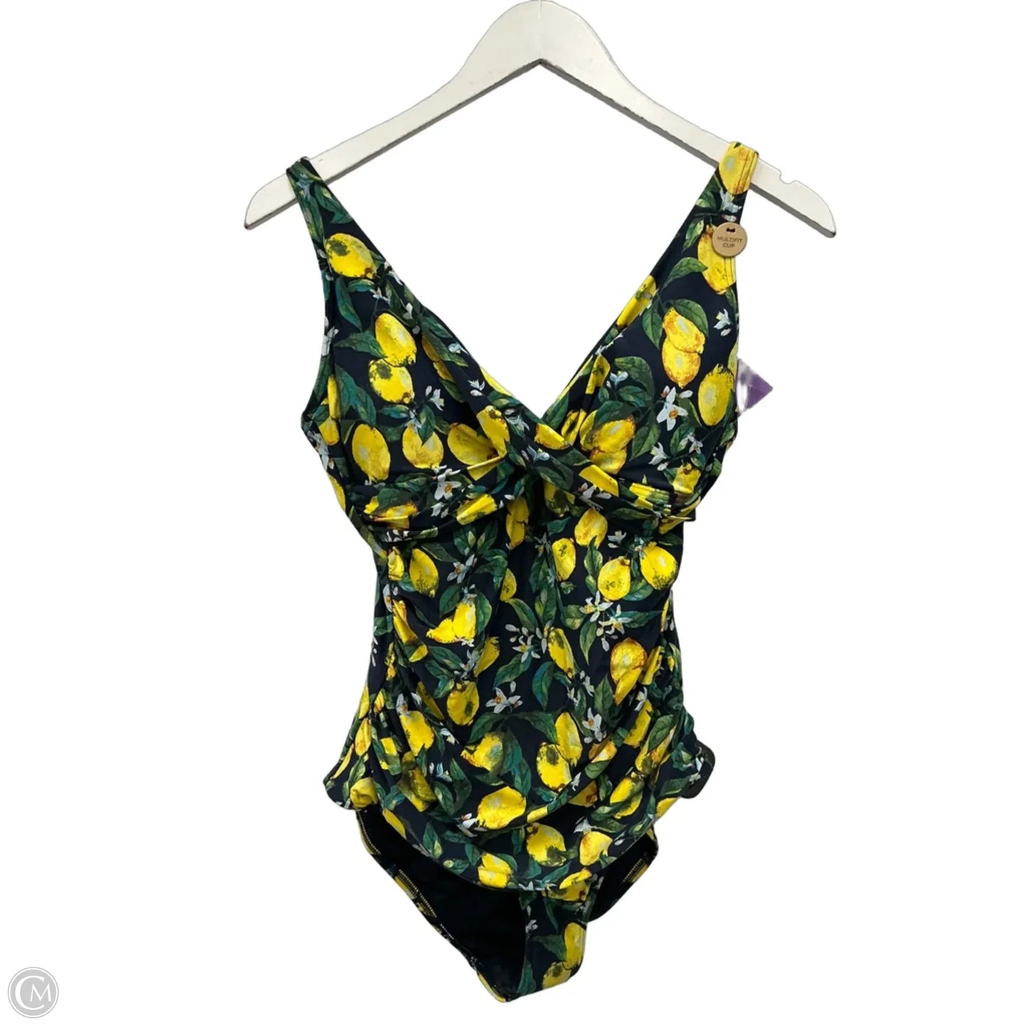 Swimsuit By Clothes Mentor In Blue & Yellow, Size: M