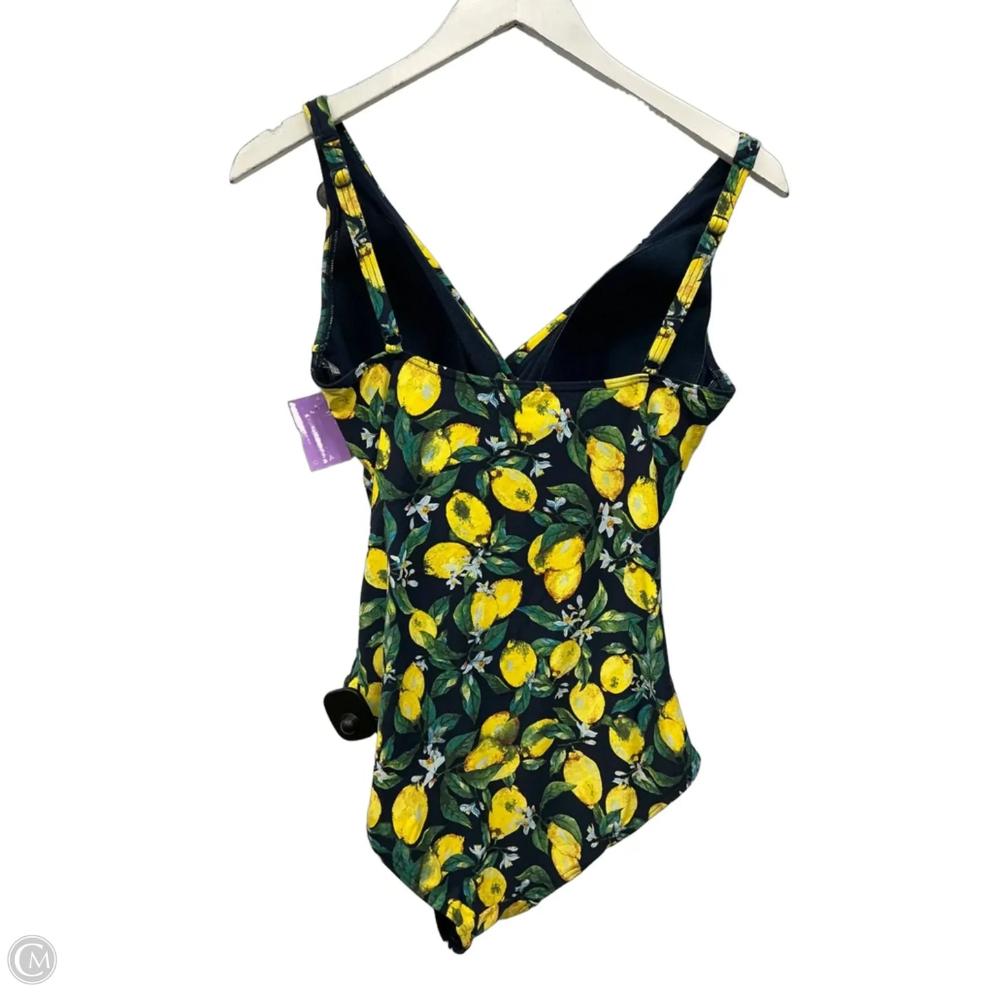 Swimsuit By Clothes Mentor In Blue & Yellow, Size: M
