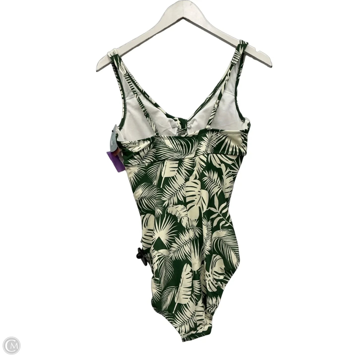 Swimsuit By Shade & Shore In Green & White, Size: M