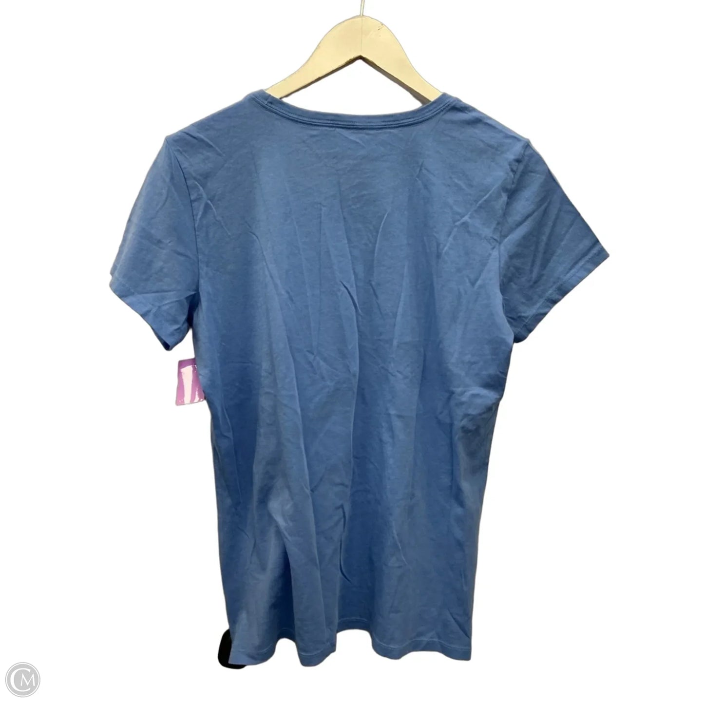 Top Short Sleeve By Life Is Good In Blue, Size: M