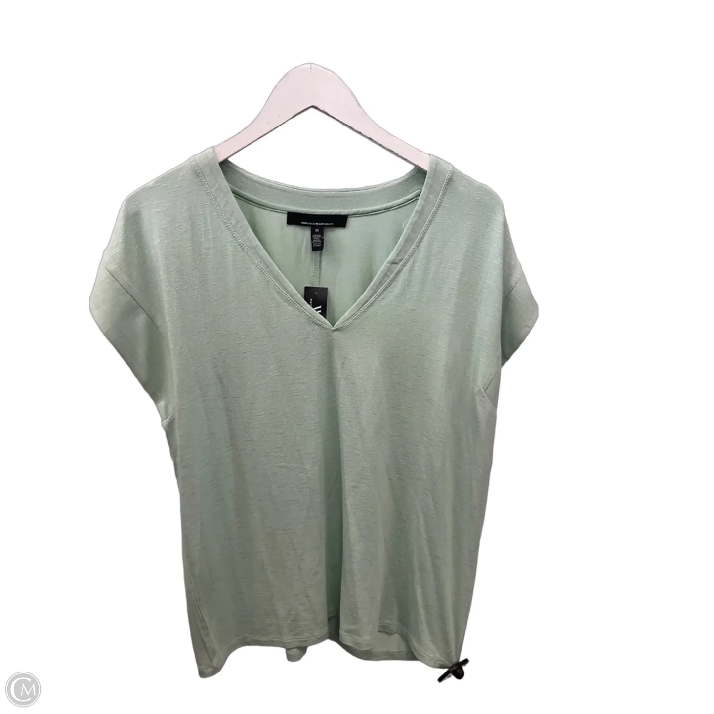 Top Short Sleeve By White House Black Market In Green, Size: M