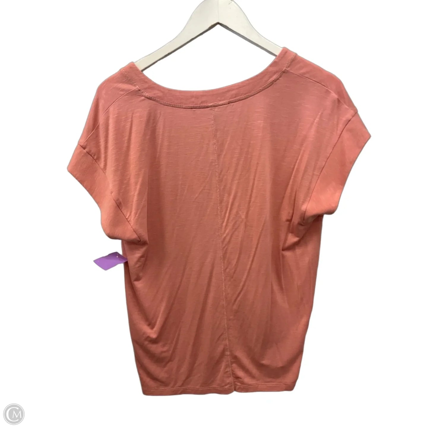 Top Short Sleeve By White House Black Market In Peach, Size: M