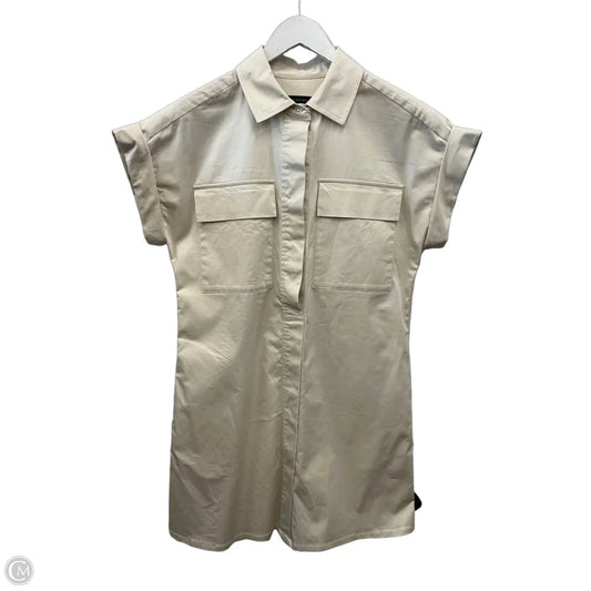 Dress Casual Midi By Banana Republic In Cream, Size: S