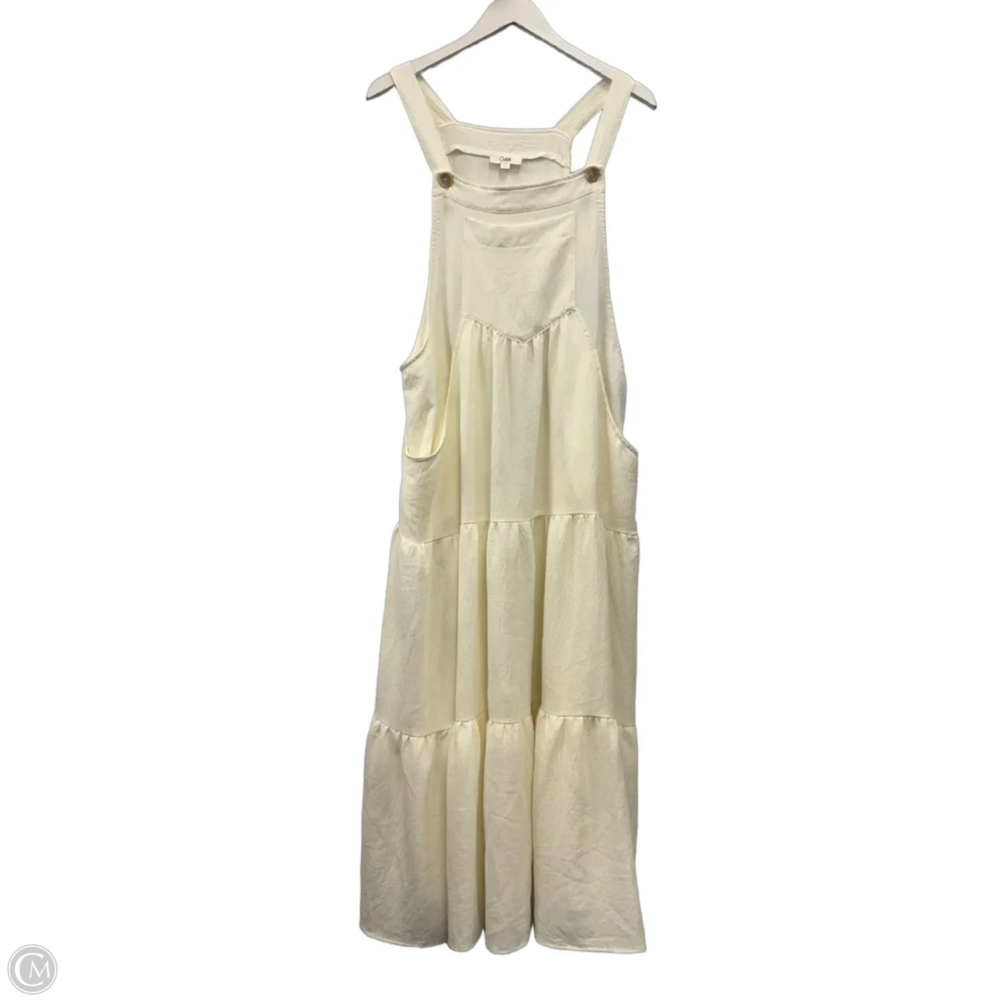 Dress Casual Maxi By Oddi In Cream, Size: 1x