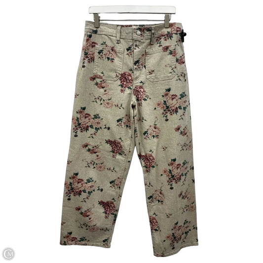 Jeans Wide Leg By Universal Thread In Tan Denim, Size: 12