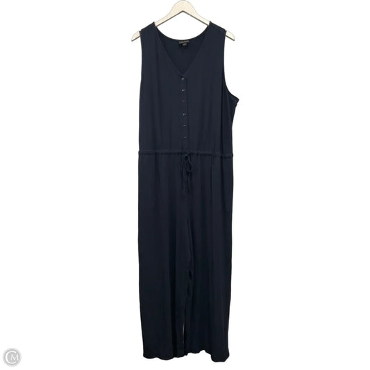 Jumpsuit By J. Jill In Navy, Size: 2x