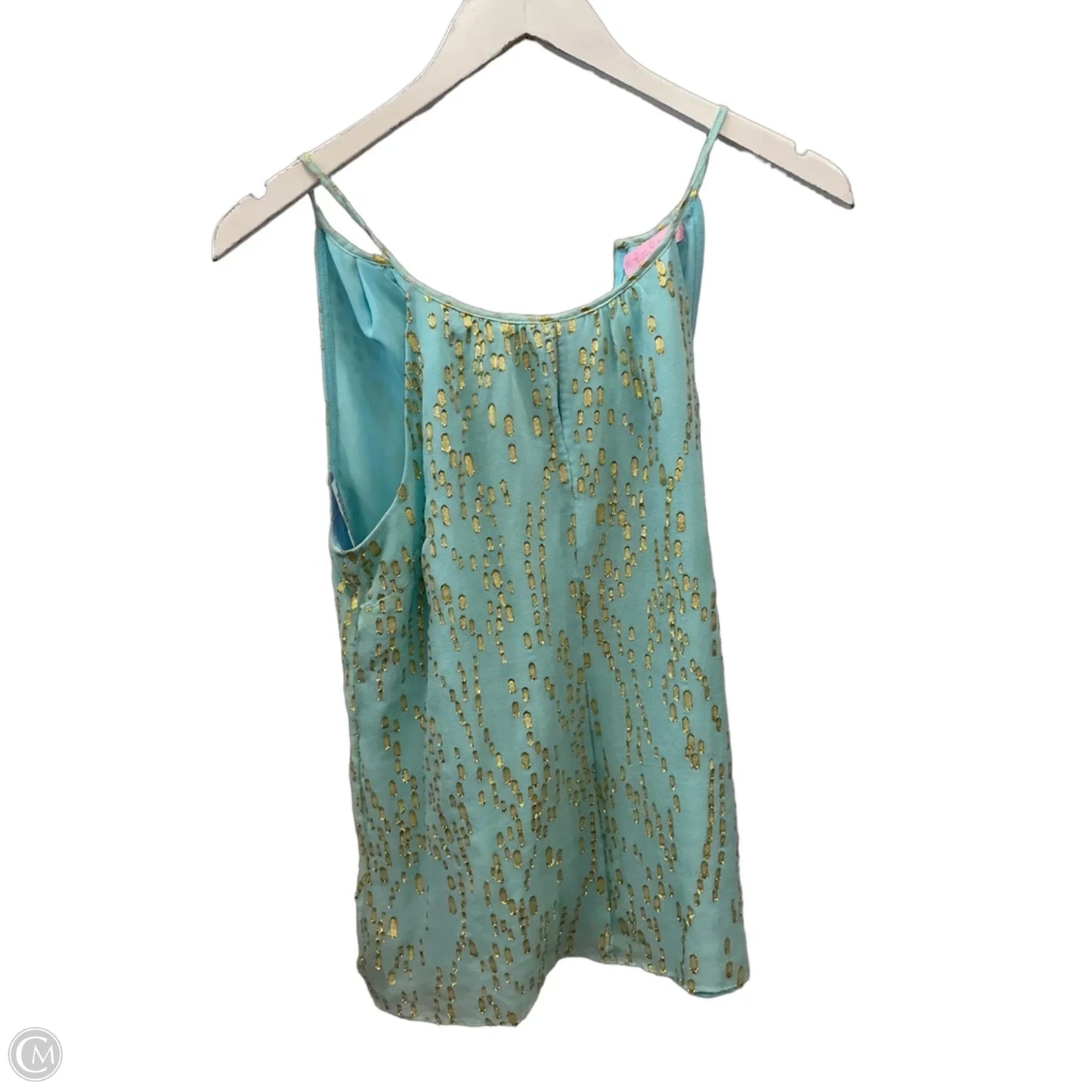 Top Sleeveless By Lilly Pulitzer In Aqua, Size: S
