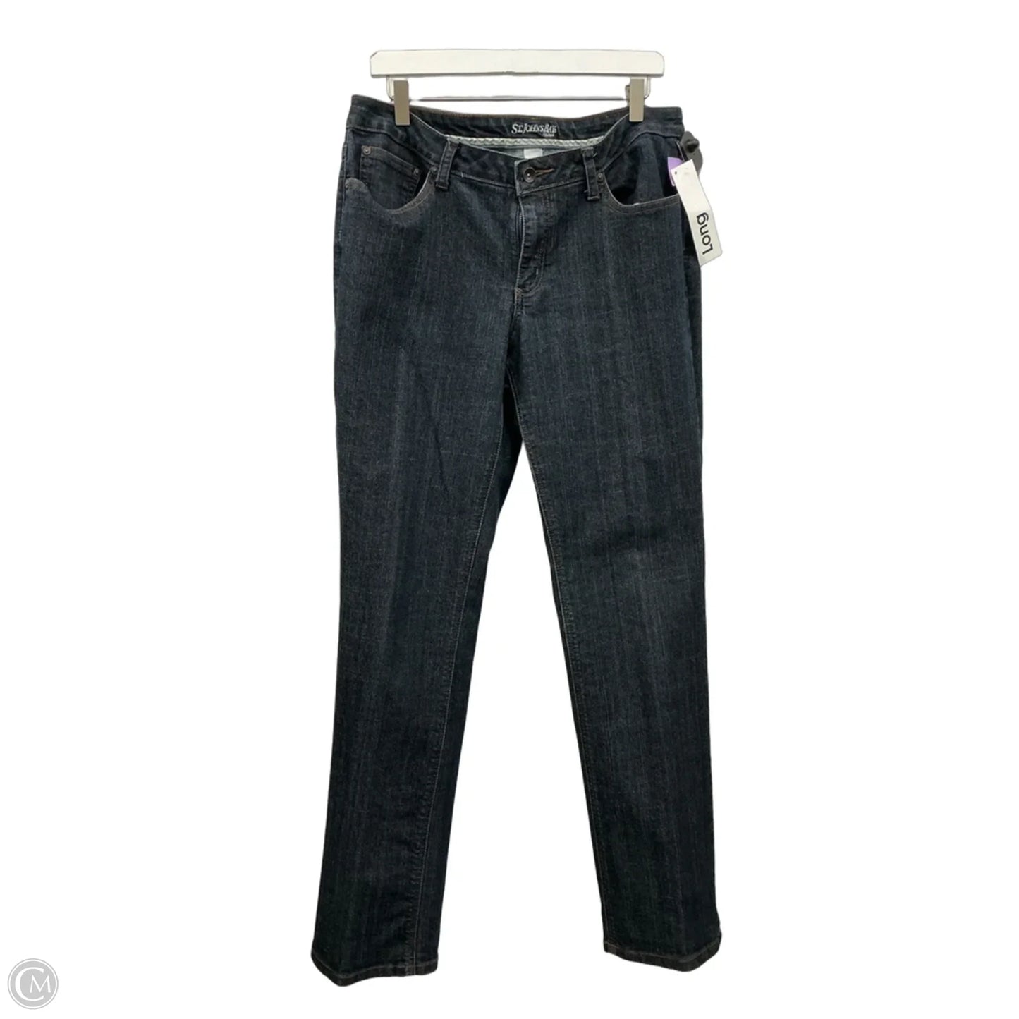 Jeans Straight By St Johns Bay In Blue Denim, Size: 14