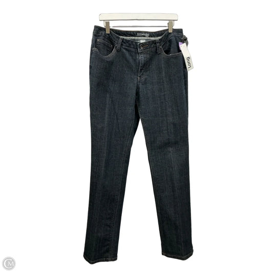 Jeans Straight By St Johns Bay In Blue Denim, Size: 14