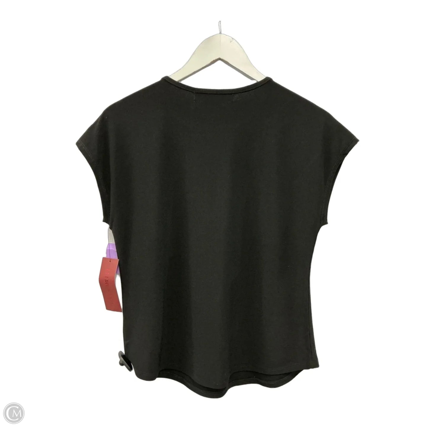 Top Short Sleeve By Love Scarlett In Black, Size: S
