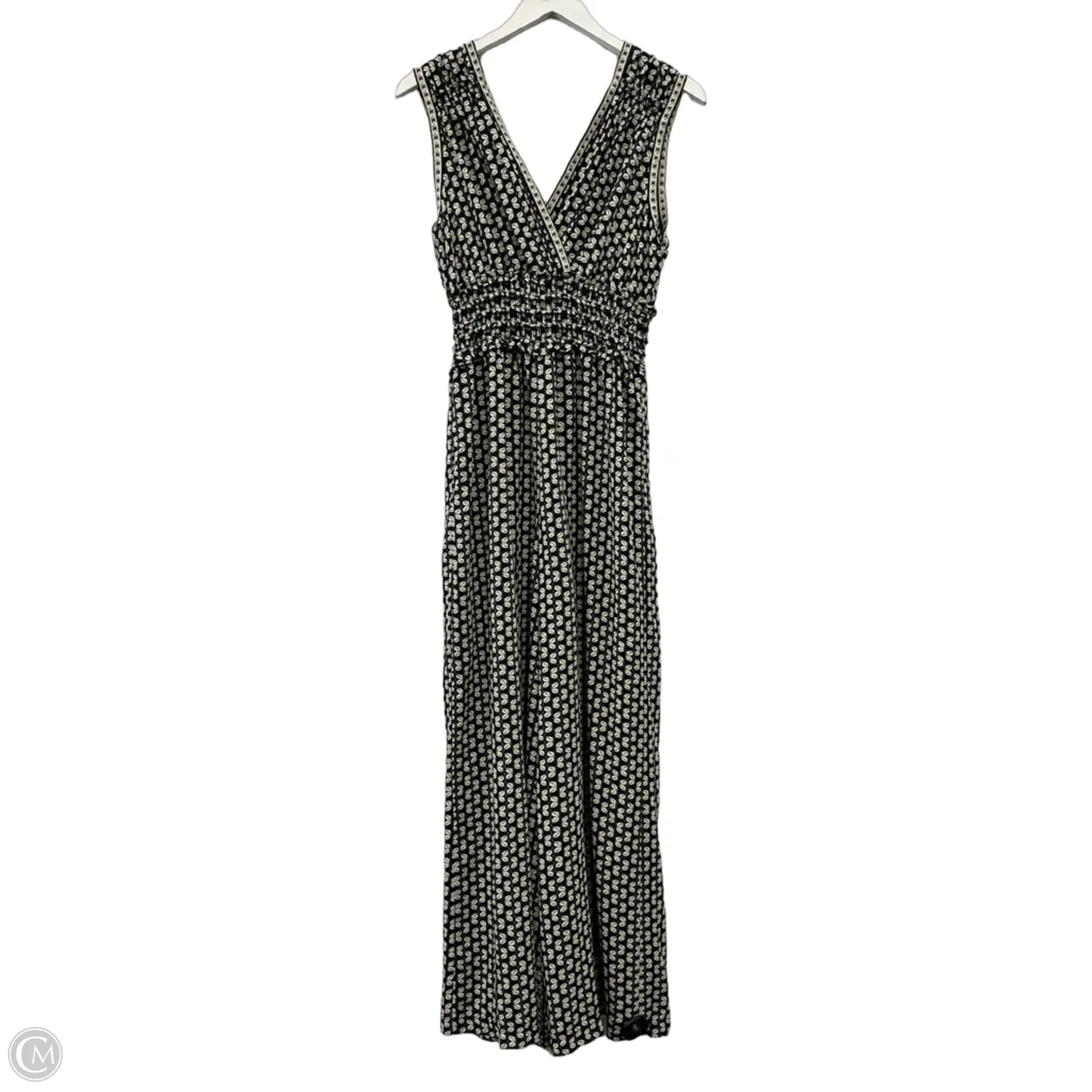Jumpsuit By Max Studio In Black & Cream, Size: M