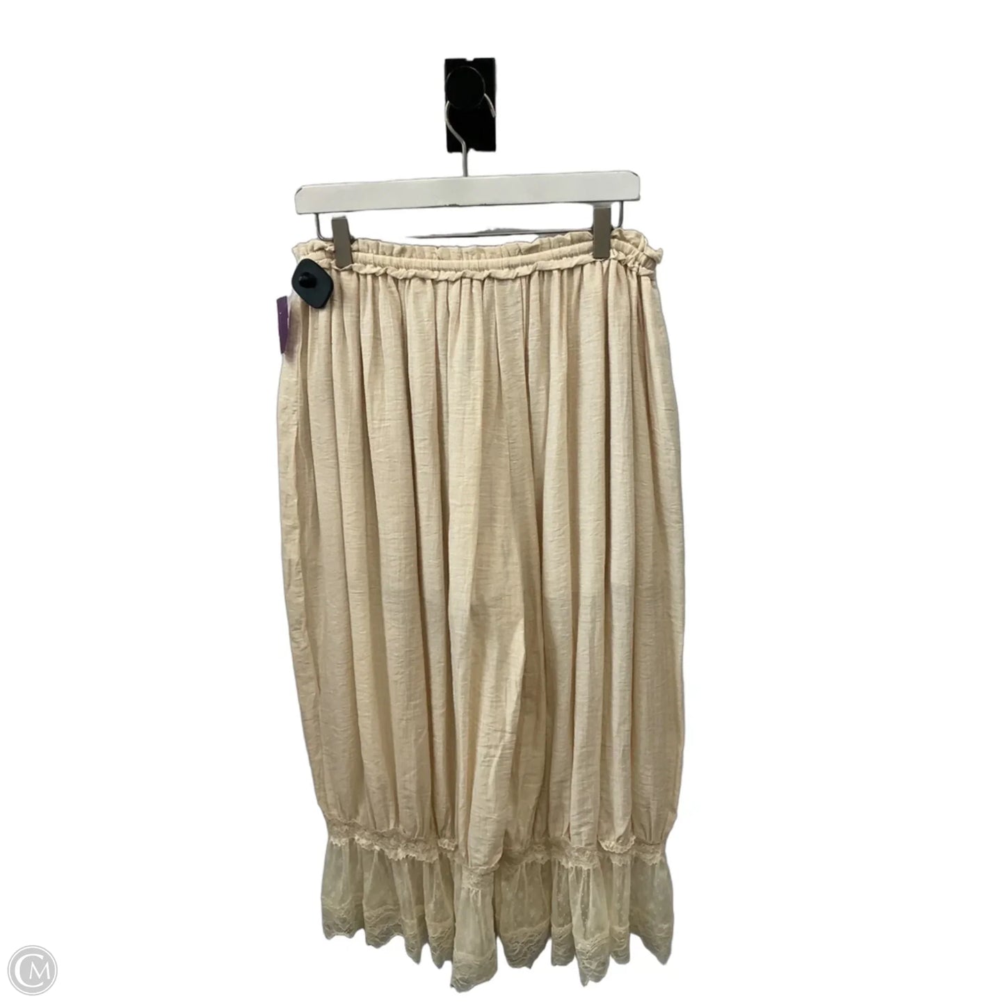 Pants Cropped By Urban Daizy In Cream, Size: 8