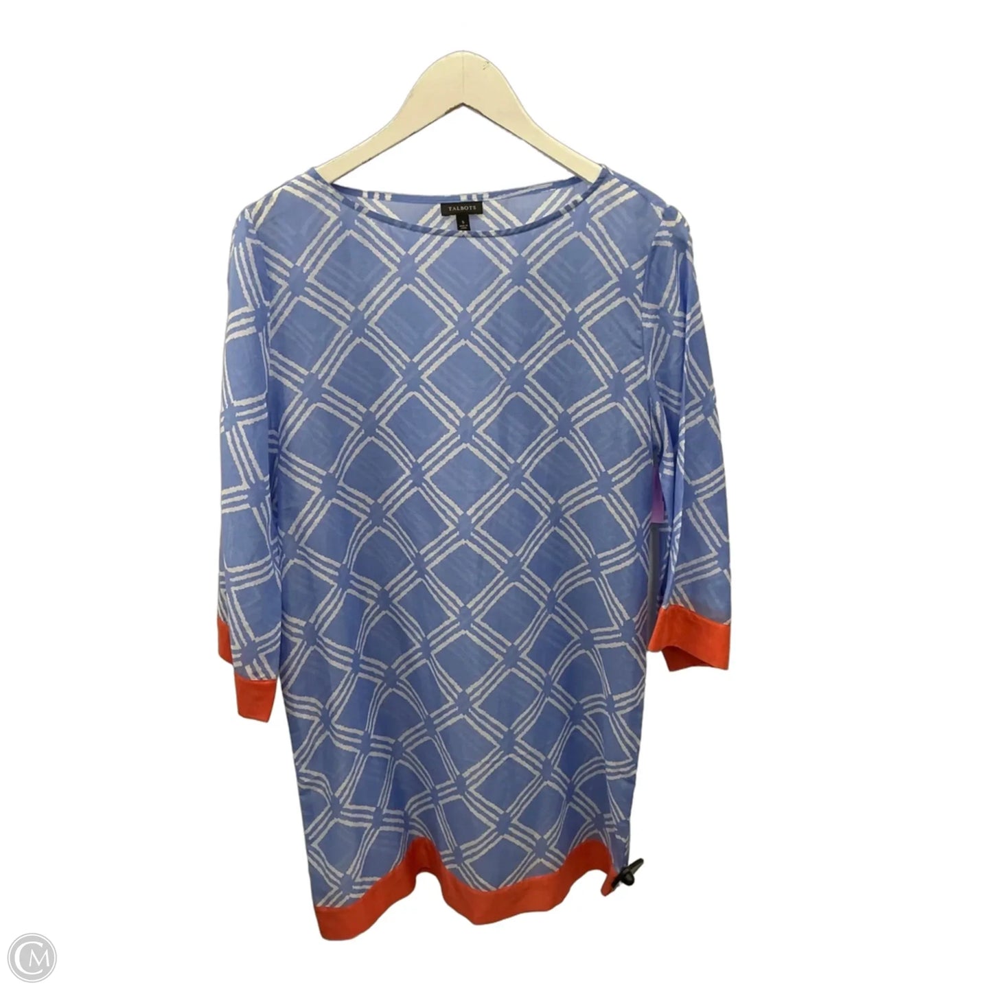 Swimwear Cover-up By Talbots In Blue, Size: S