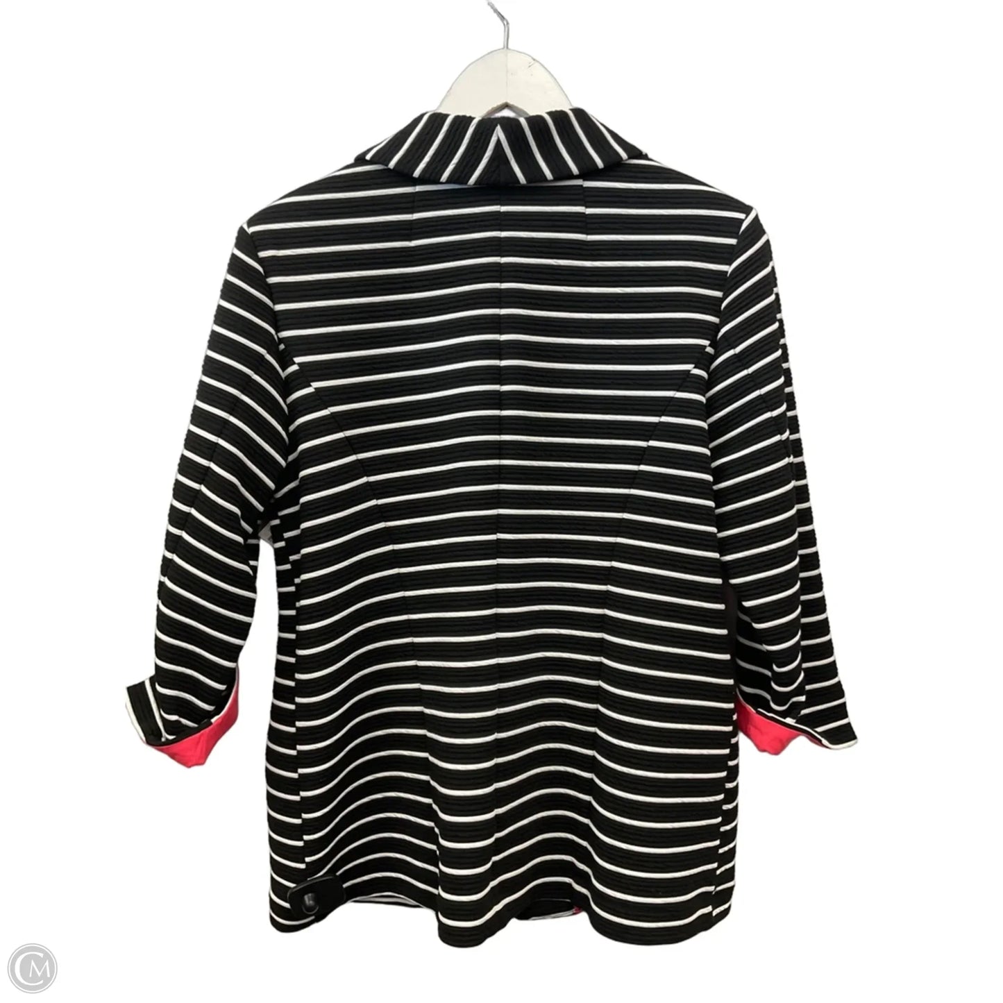 Blazer By Christopher And Banks In Striped Pattern, Size: M