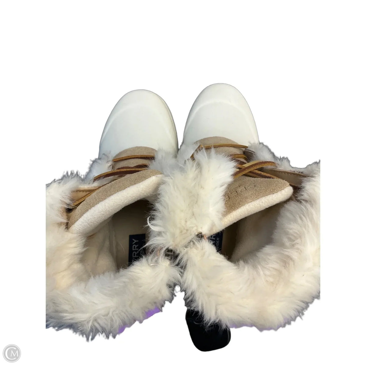 Boots Ankle Flats By Sperry In Cream, Size: 7