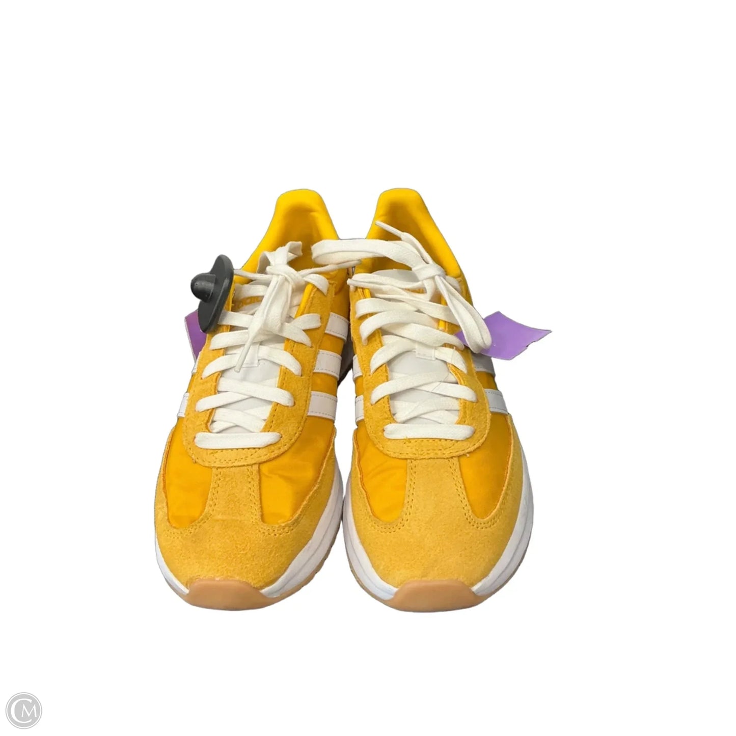 Shoes Athletic By Adidas In Yellow, Size: 7