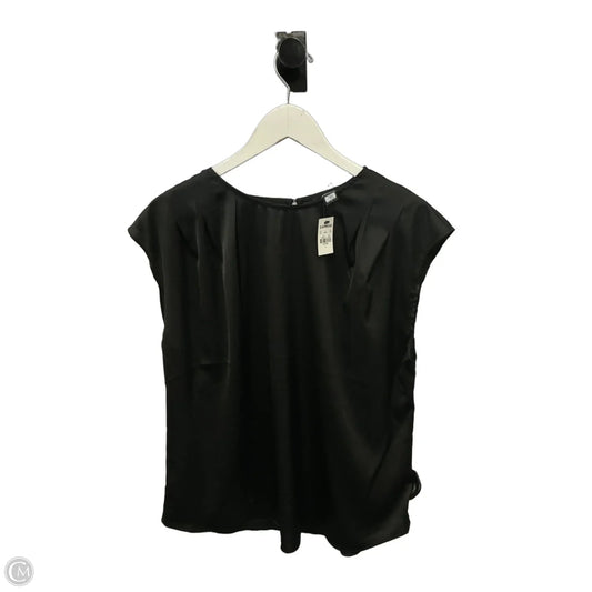 Top Short Sleeve By Express In Black, Size: L