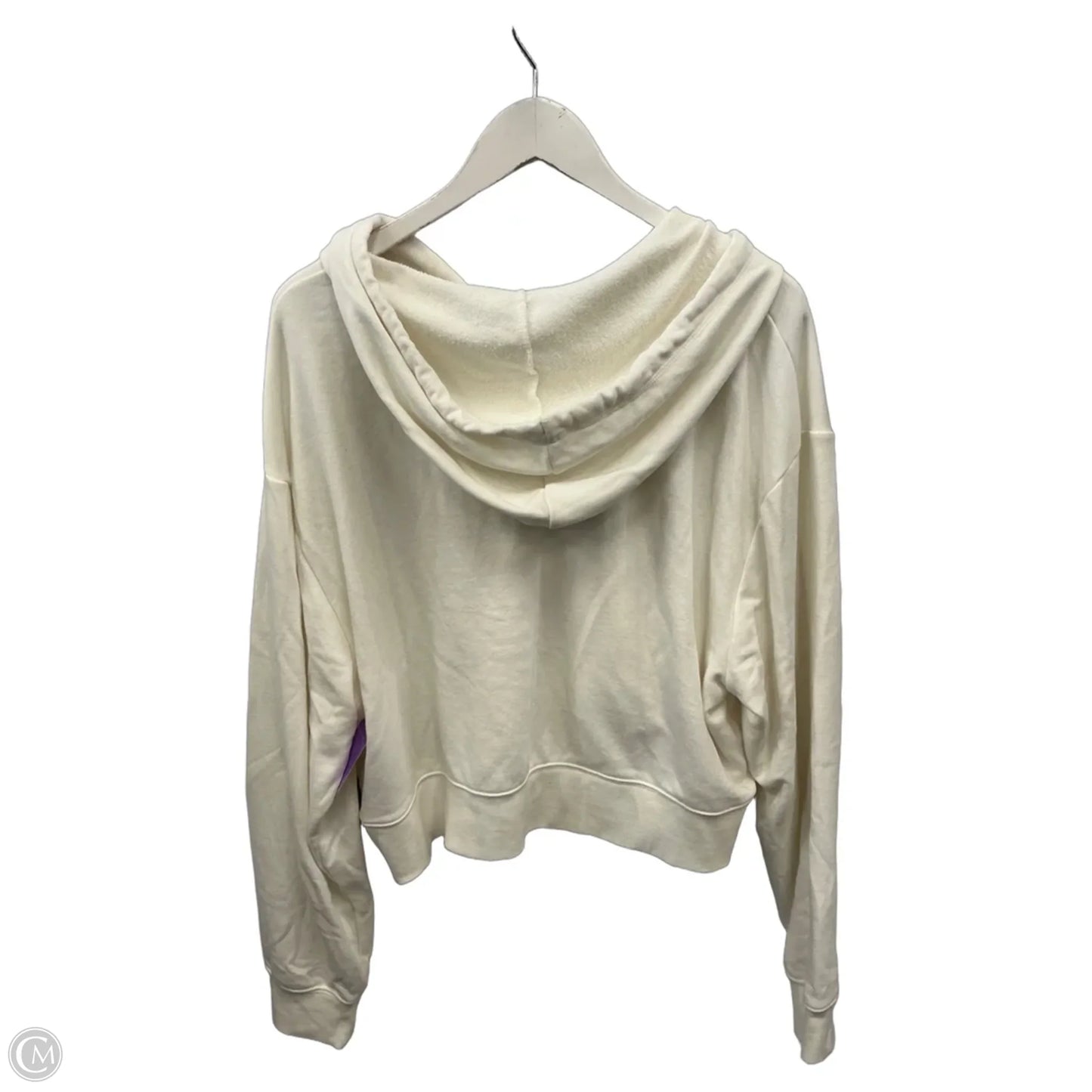 Sweatshirt Hoodie By No Boundaries In Cream, Size: Xxl