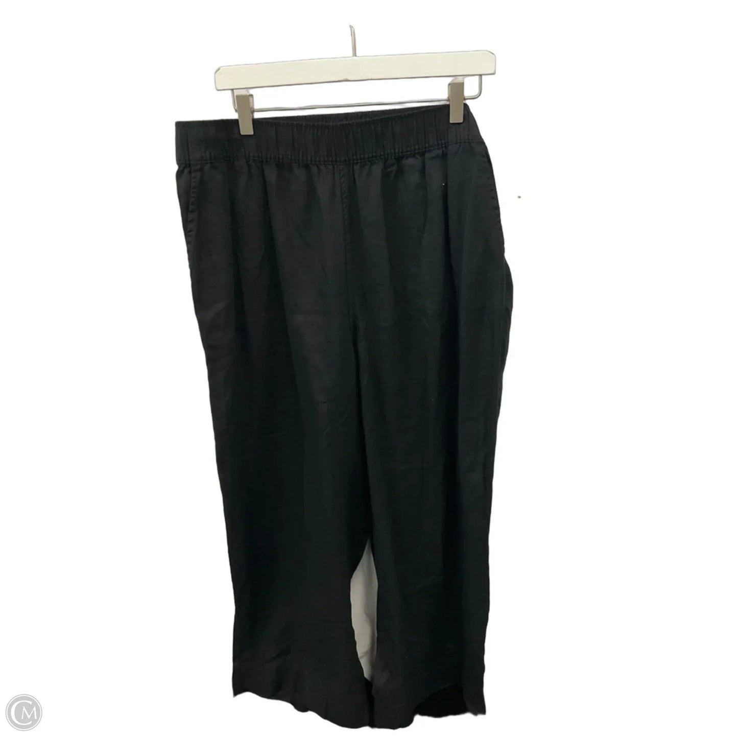Pants Linen By Tahari In Black, Size: 14