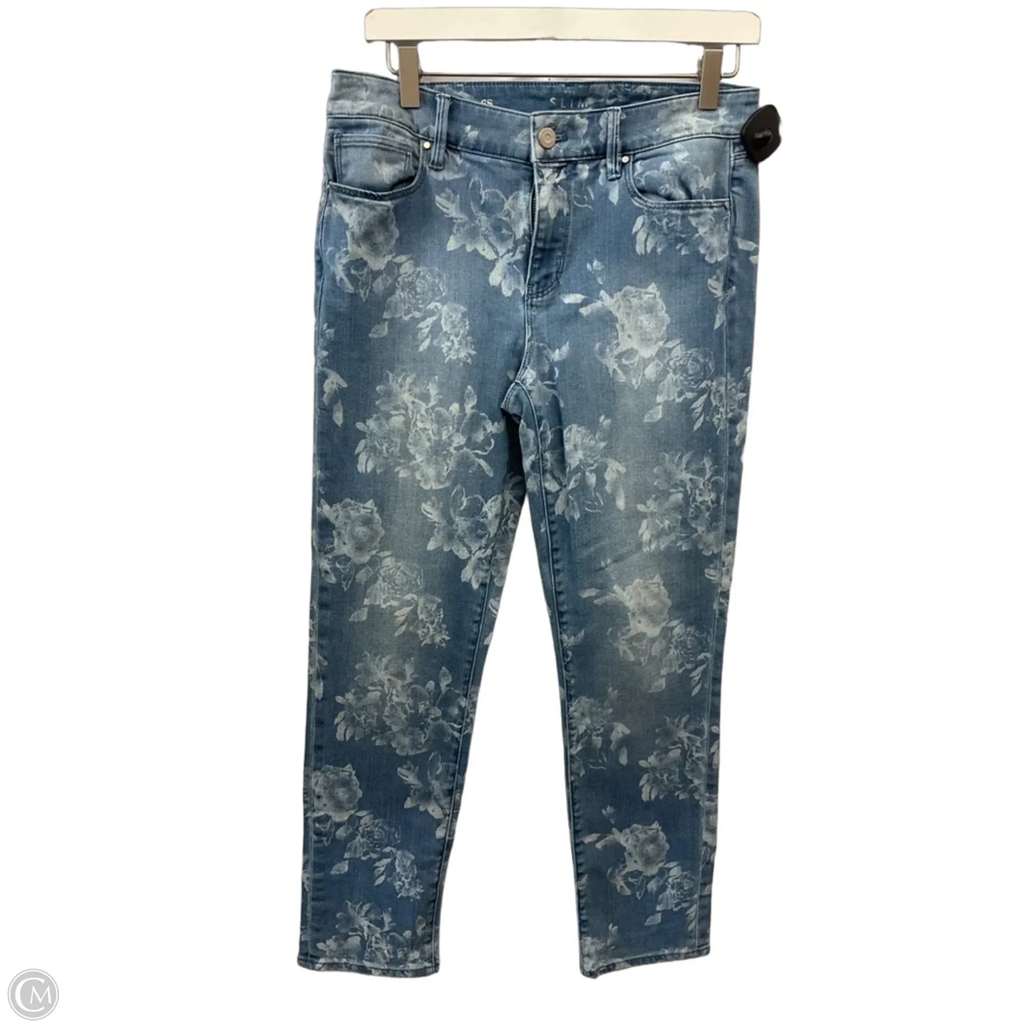 Jeans Cropped By White House Black Market In Blue Denim, Size: 6