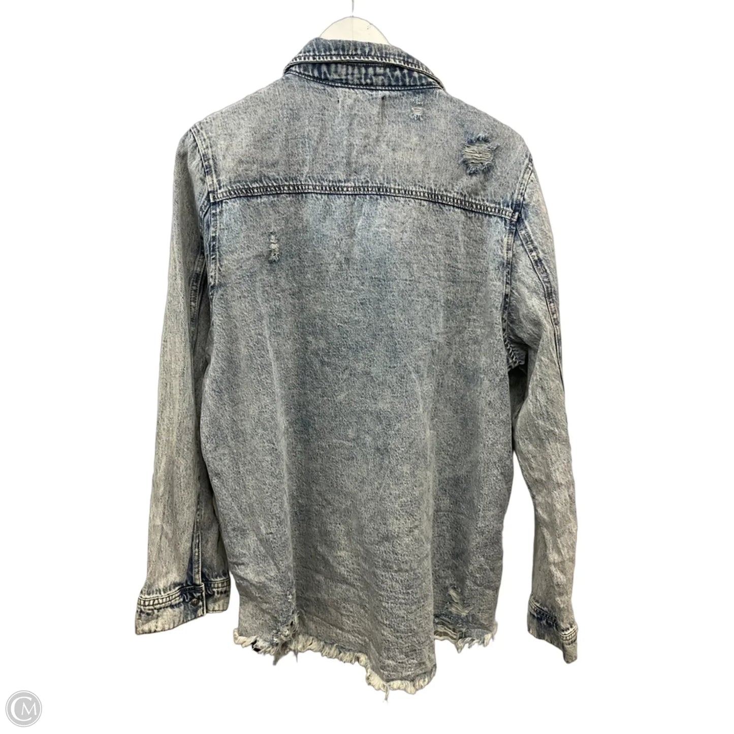 Jacket Denim By Risen In Blue Denim, Size: 1x