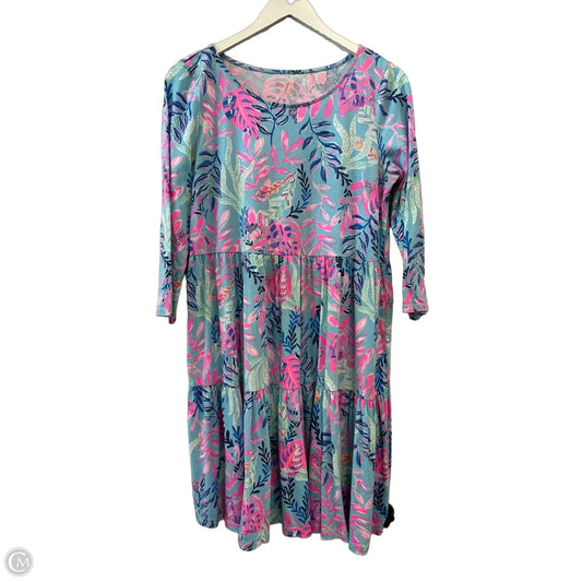 Dress Casual Midi By Lilly Pulitzer In Multi-colored, Size: M