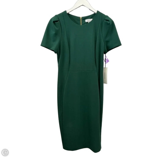 Dress Party Midi By Calvin Klein In Green, Size: M