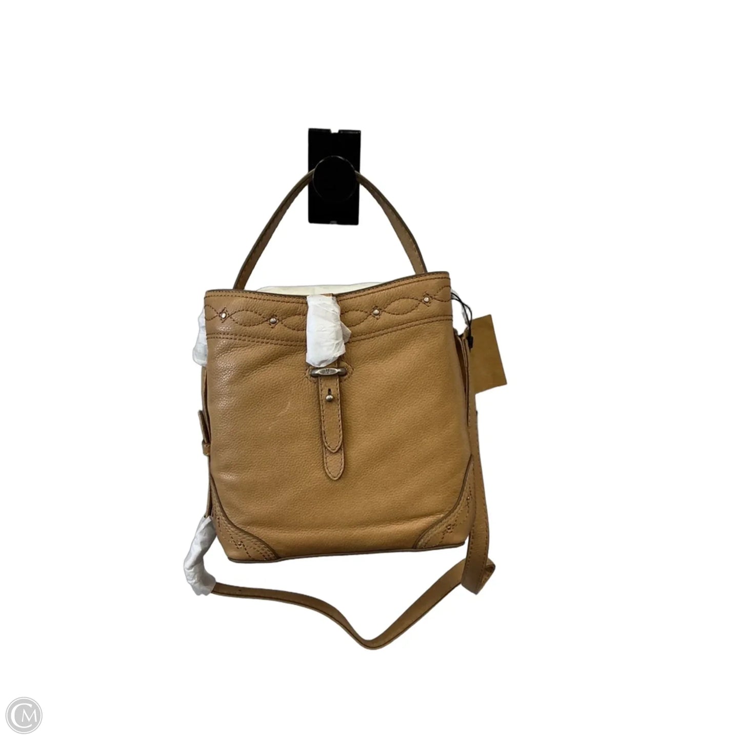 Handbag Leather By Frye, Size: Medium