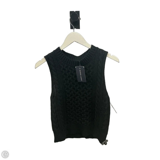 Sweater Short Sleeve By Melrose And Market In Black, Size: S