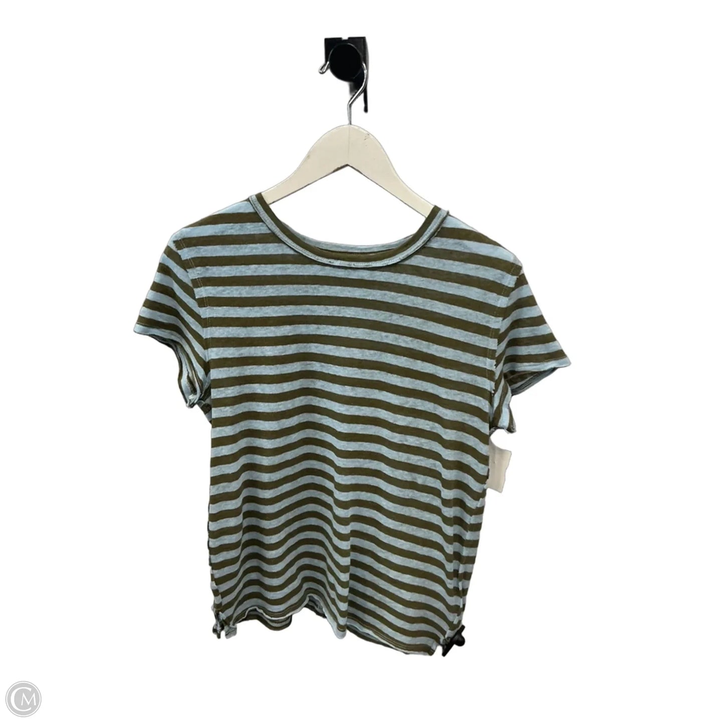 Top Short Sleeve By We The Free In Blue & Green, Size: M